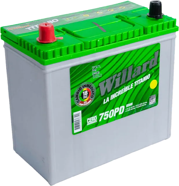BATERIA WILLARD NS60I-750T